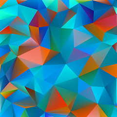 Image showing Abstract orange and blue. EPS 8