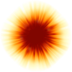 Image showing Red color design with a burst. EPS 8