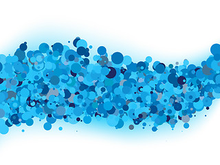 Image showing Abstract blue background design. EPS 8