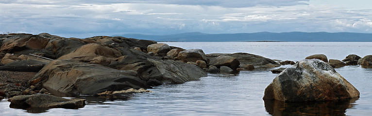 Image showing Panorama of White-Sea