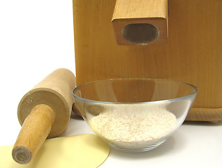 Image showing Equipment for baking on a white background