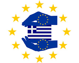 Image showing European Help for Greece