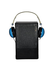 Image showing Headphone and box