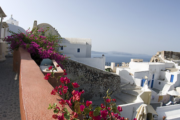 Image showing santorini panorama