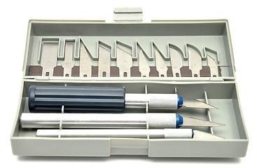 Image showing Exacto knife set