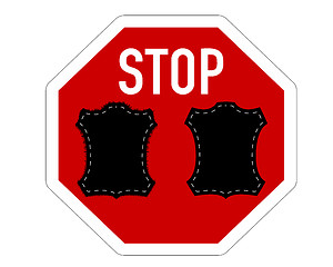 Image showing Stop Fur and leather