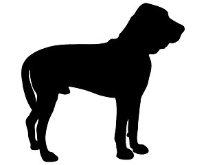 Image showing Bloodhound Silhouette