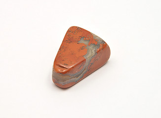 Image showing Detailed and colorful image of red jasper mineral