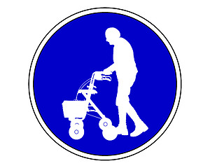 Image showing Elderly people permitted