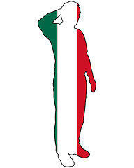 Image showing Mexican salute