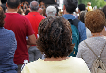 Image showing People watching a concert