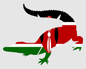 Image showing Crocodile Kenya