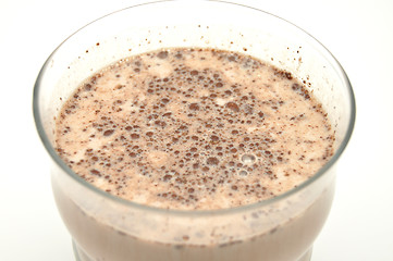 Image showing Hot chocolate on white