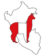 Image showing Peruvian alpaca