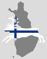 Image showing Finnish reindeer