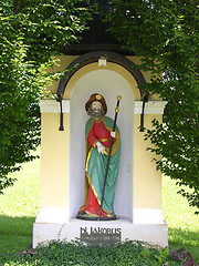 Image showing Holy statue as place for praying for christians in Freiland Austria