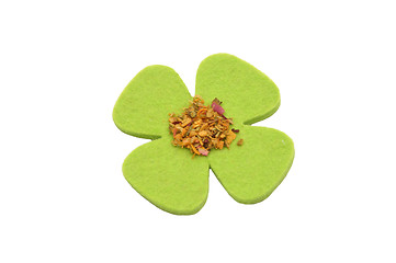 Image showing Spicy mixed herbs and felt