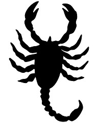 Image showing Scorpion Silhouette