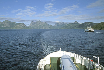 Image showing Mountains of the Lofoten