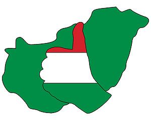 Image showing Hungary hand signal