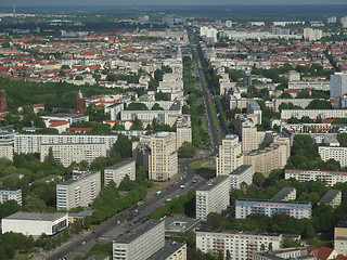 Image showing Berlin aerial view