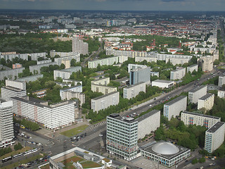 Image showing Berlin aerial view