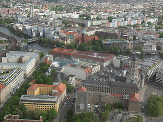 Image showing Berlin aerial view