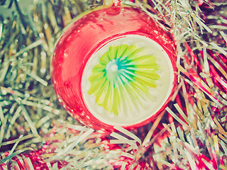 Image showing Retro look Baubles