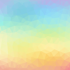 Image showing Geometric abstract low poly background