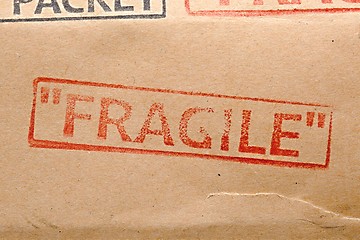 Image showing Fragile stamp