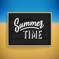 Image showing Summer holiday poster design