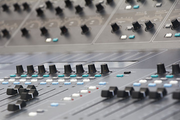 Image showing Music Mixing desk