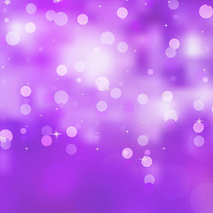 Image showing Glittery purple Christmas background. EPS 8