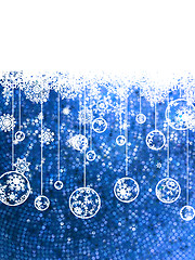 Image showing Christmas background with copyspace. EPS 8