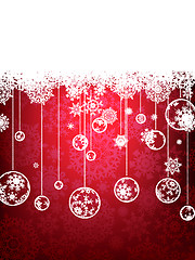 Image showing Christmas background with copyspace. EPS 8