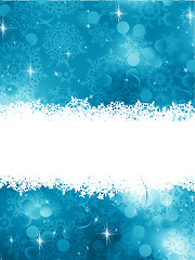 Image showing Christmas background with copyspace. EPS 8