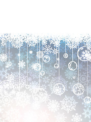 Image showing Christmas background with copyspace. EPS 8