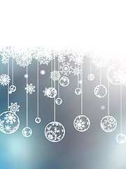 Image showing Christmas background with copyspace. EPS 8
