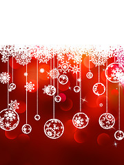 Image showing Christmas background with copyspace. EPS 8