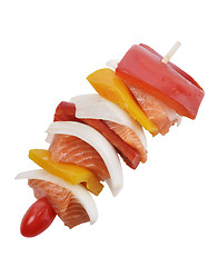 Image showing Salmon Kebab