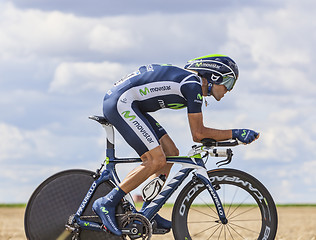 Image showing The Cyclist Alejandro Valverde