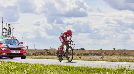 Image showing The Cyclist Eduard Vorganov