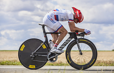 Image showing The Cyclist Denis Menchov