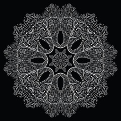 Image showing Mandala. Indian decorative pattern.