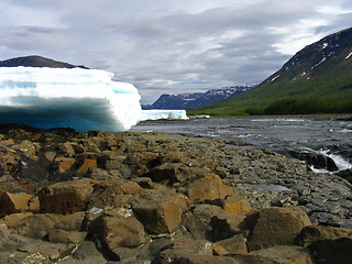 Image showing Mountain river