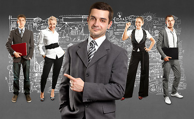 Image showing Business Team