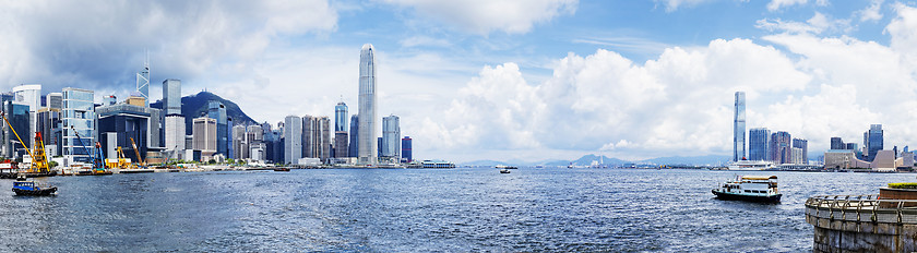 Image showing Hong Kong harbour