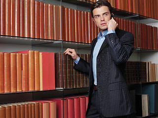 Image showing Businessman working at office aa