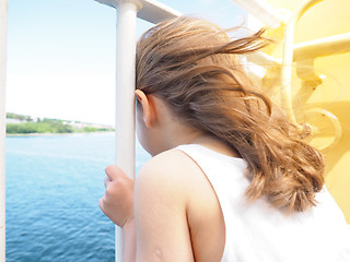 Image showing Girl on cruise