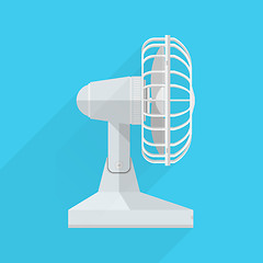 Image showing Vector flat icon for fan